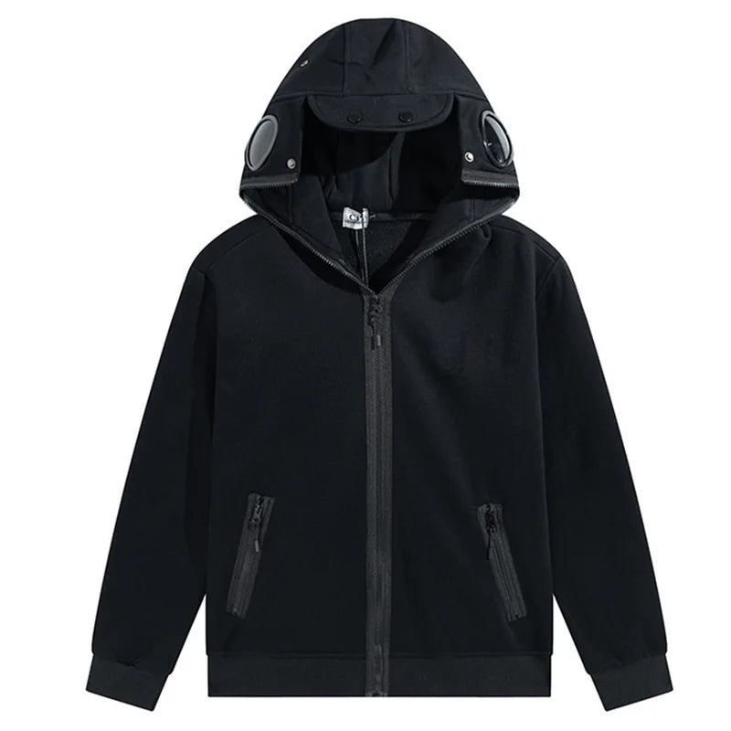 PFNW Spring New Men's Casual Hooded Hoodies Fashion High Street Loose Spliced Sports Unisex Versatile Y2k Vintage Coats 28A3524